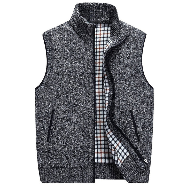 Arend | Warme Bodywarmer met Opstaande Kraag