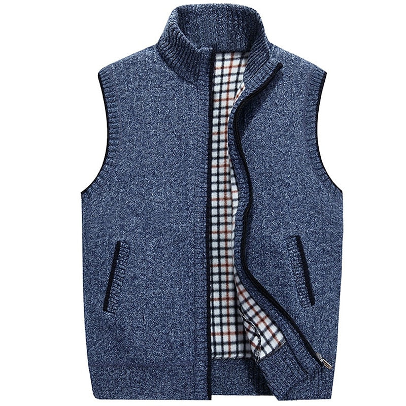Arend | Warme Bodywarmer met Opstaande Kraag