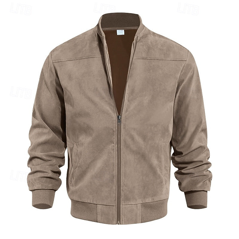 Roderik | Verfijnd Bomberjack met Opstaande Kraag