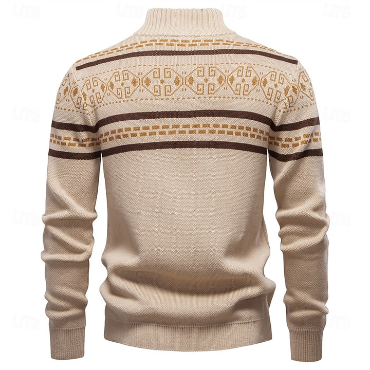 Tiemen | Warm Kerst Vest met Ritssluiting
