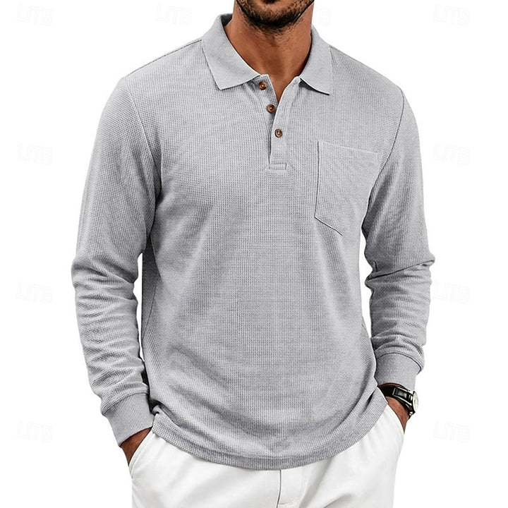 Otto | Verfijnd Poloshirt met Lange Mouwen