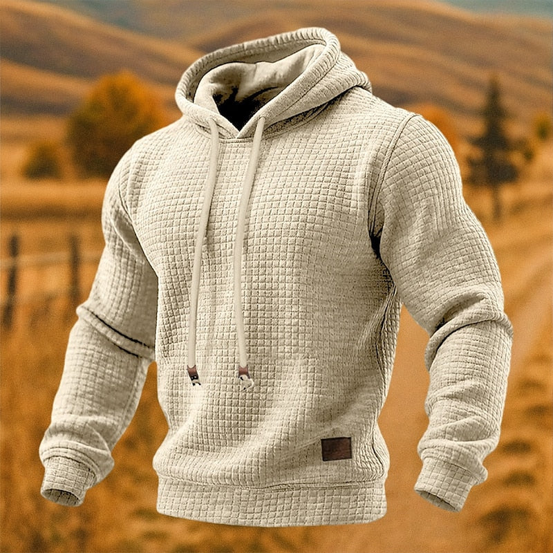Twan | Comfortabele Hoodie met Structuur