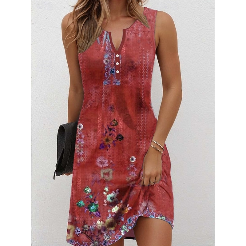 Marjan | Luchtige Zomerjurk met Bloemenprint