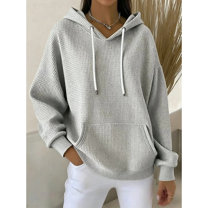 Iris | Comfortabele Wafel Hoodie