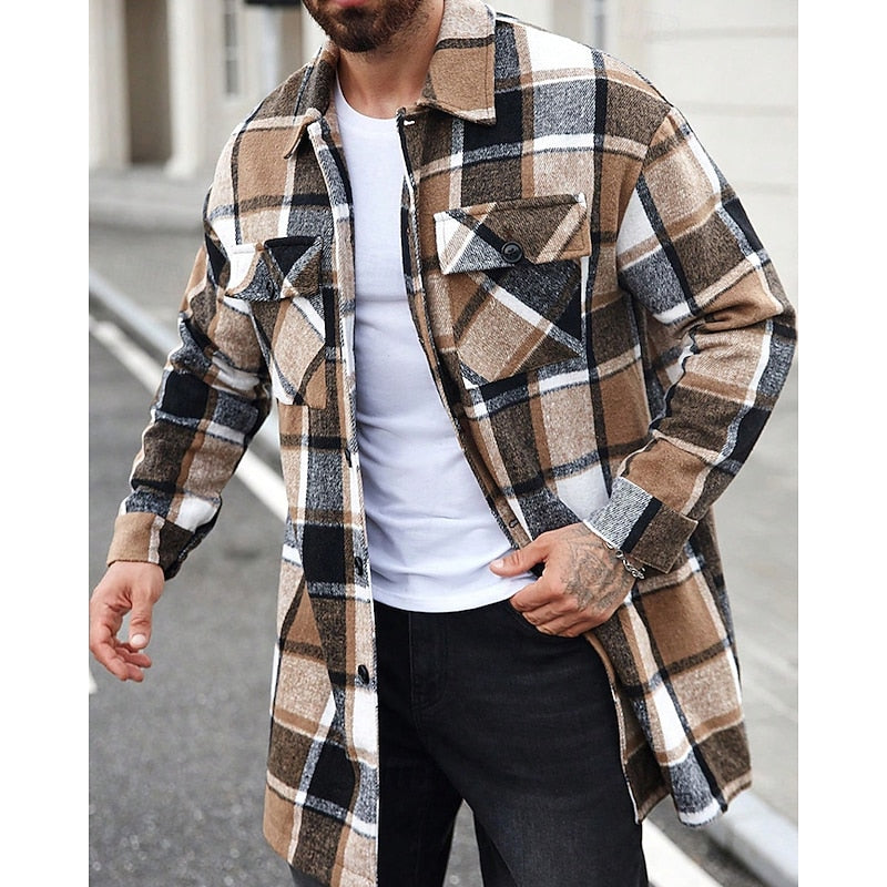 Wolter | Geruite Overshirt