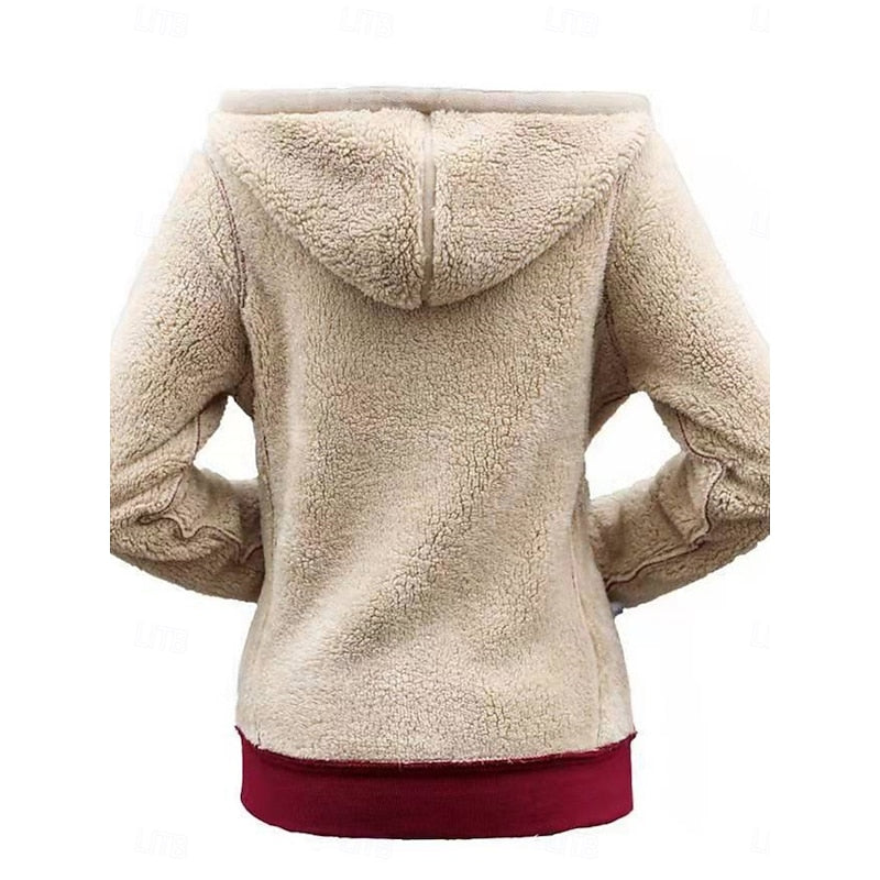 Corrie | Warm Gevoerde Hoodie met Rits