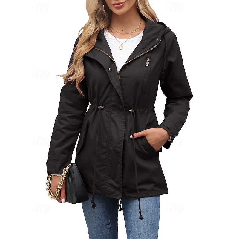 Yfke | Elegante Jas met Capuchon