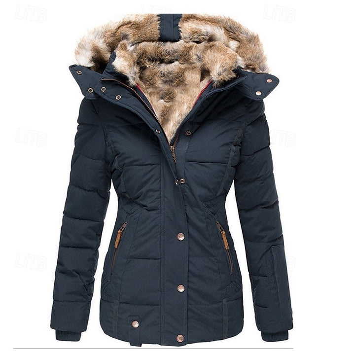 Gonneke | Warme Winterparka met Zachte Bontkraag