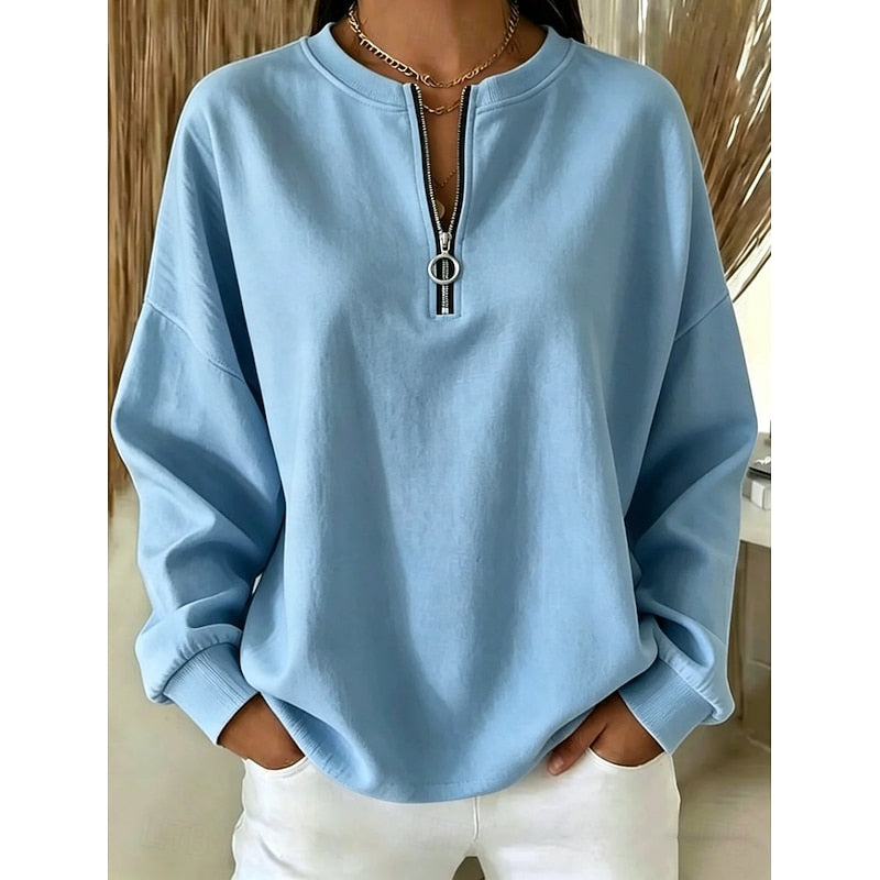 Maud | Verfijnde Halfrits Sweater
