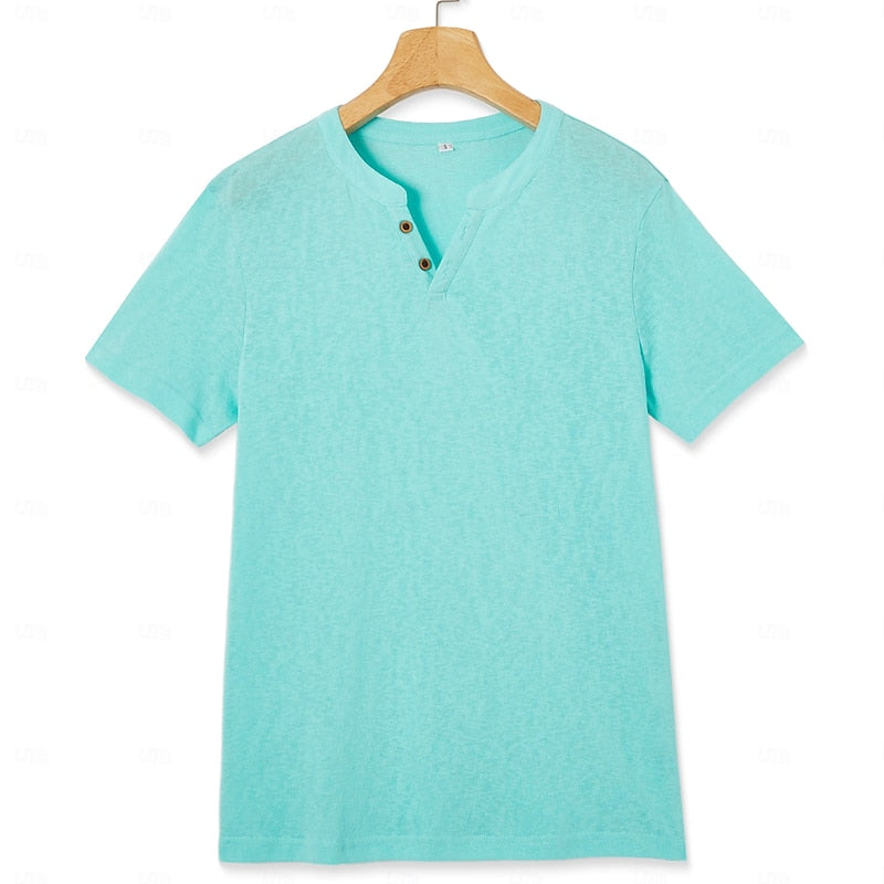 Timo | Luchtig Zomer T-shirt met V-hals