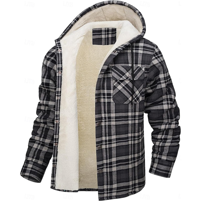 Jorn | Warm Gevoerd Jack met Capuchon