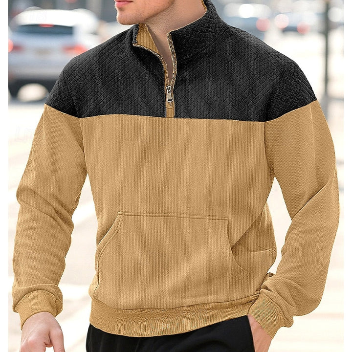 Tijn | Verfijnde Halfrits Sweater