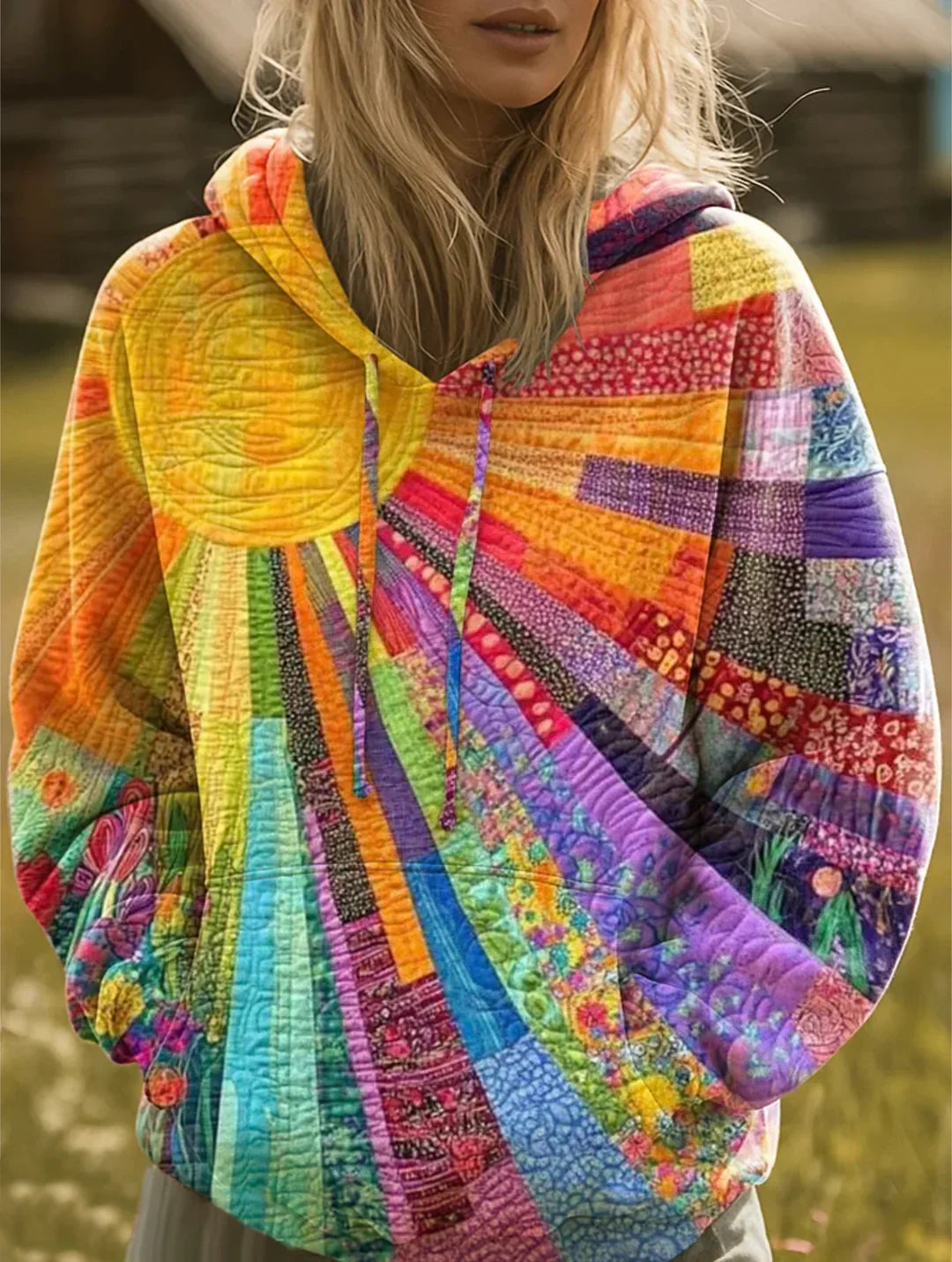 Marieke | Kleurrijke Bohemien Hoodie