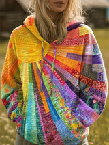 Marieke | Kleurrijke Bohemien Hoodie