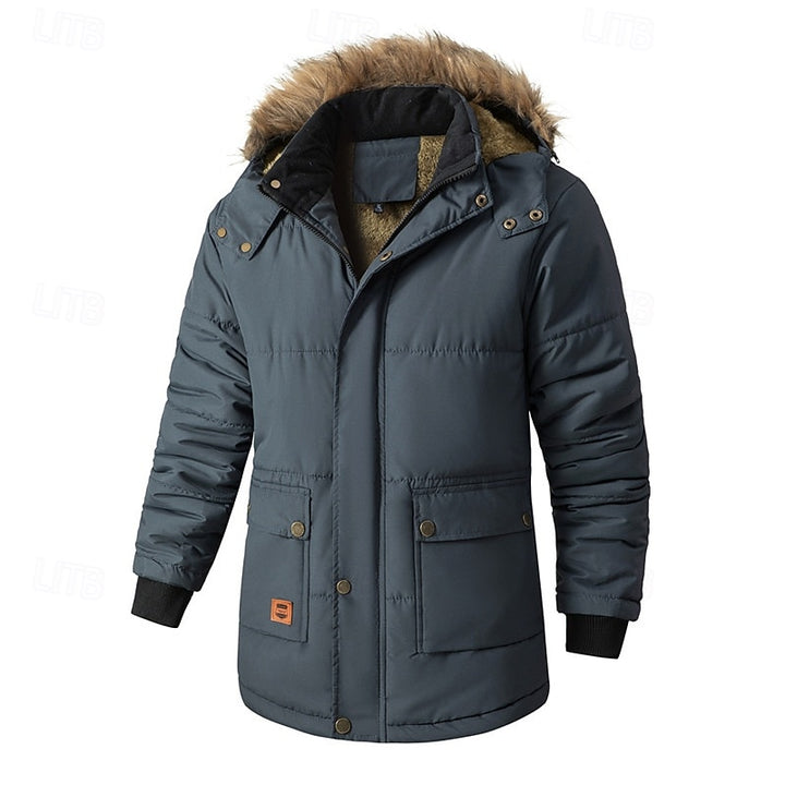 Egbert | Warme Winterparka met Capuchon