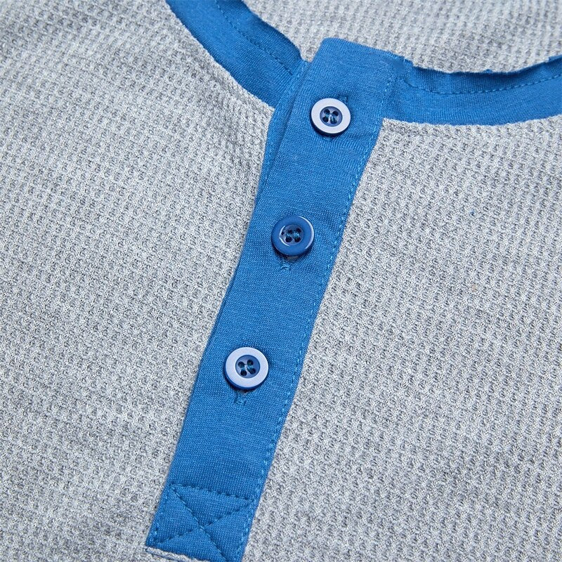 Jaap | Klassieke Henley met Structuur