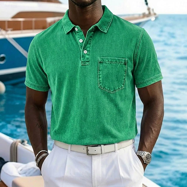 Guus | Klassiek Poloshirt met Borstzak