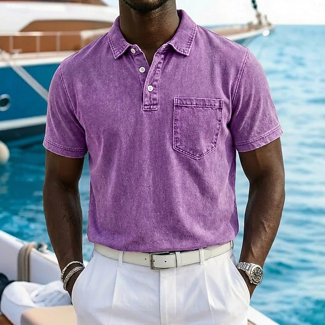 Guus | Klassiek Poloshirt met Borstzak