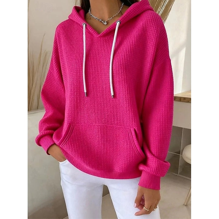Iris | Comfortabele Wafel Hoodie