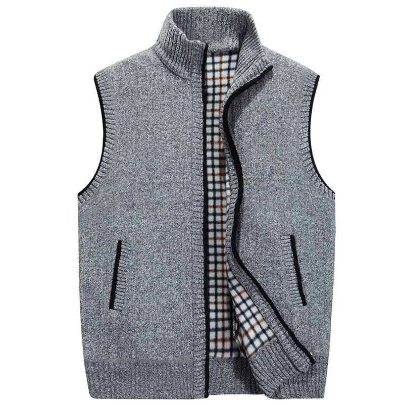 Arend | Warme Bodywarmer met Opstaande Kraag