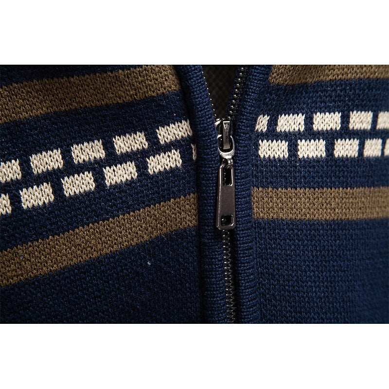 Tiemen | Warm Kerst Vest met Ritssluiting