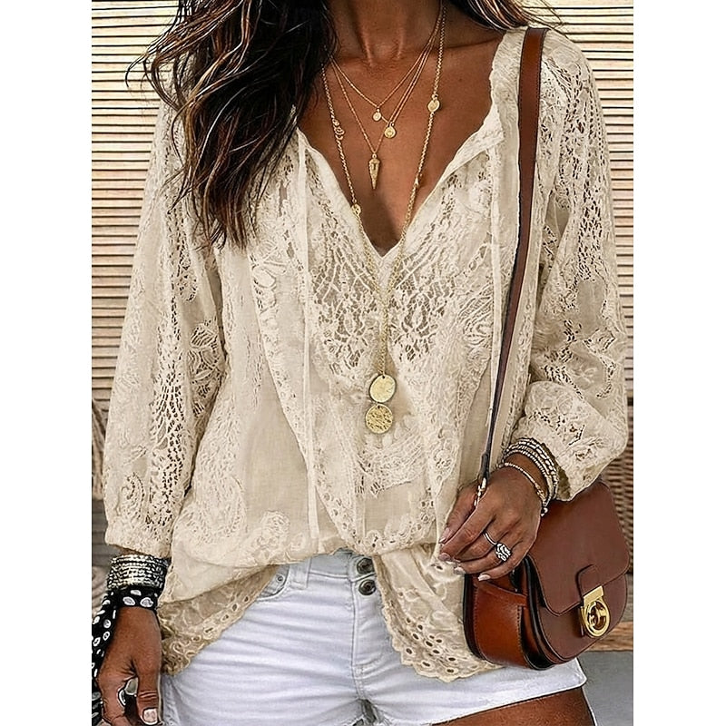 Annemarie | Verfijnde Kanten Blouse