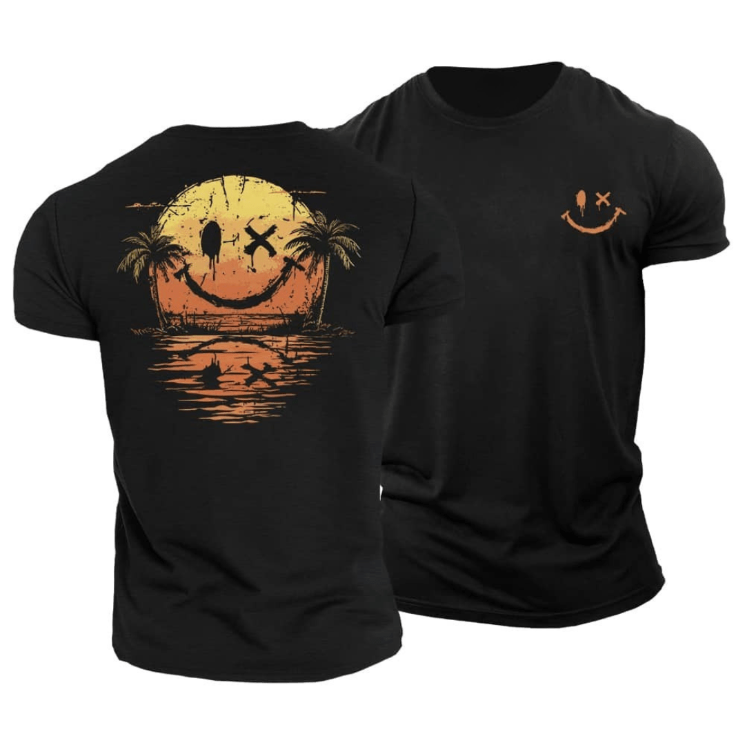 Sven | Casual T-shirt met Vintage Print