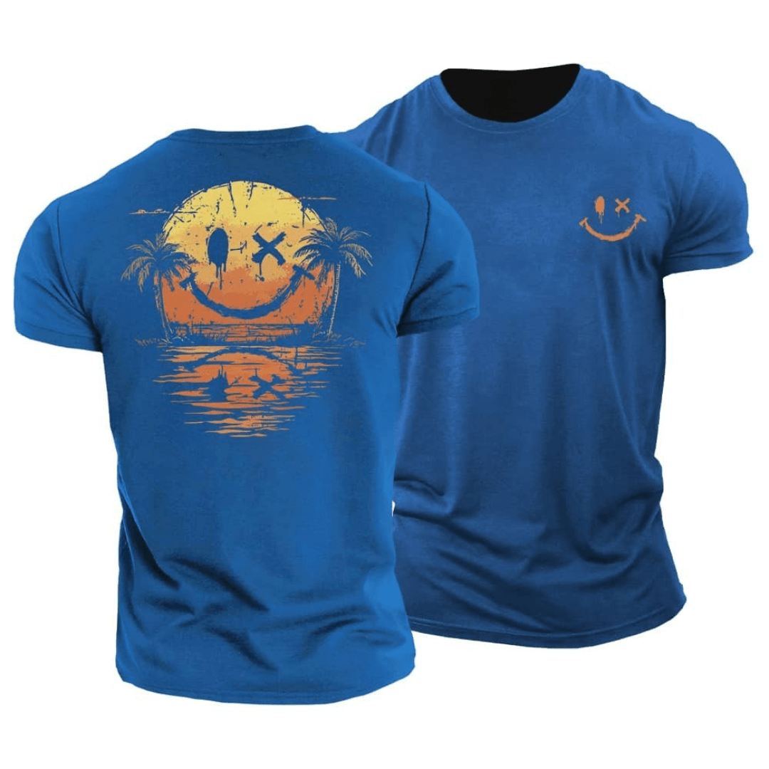 Sven | Casual T-shirt met Vintage Print