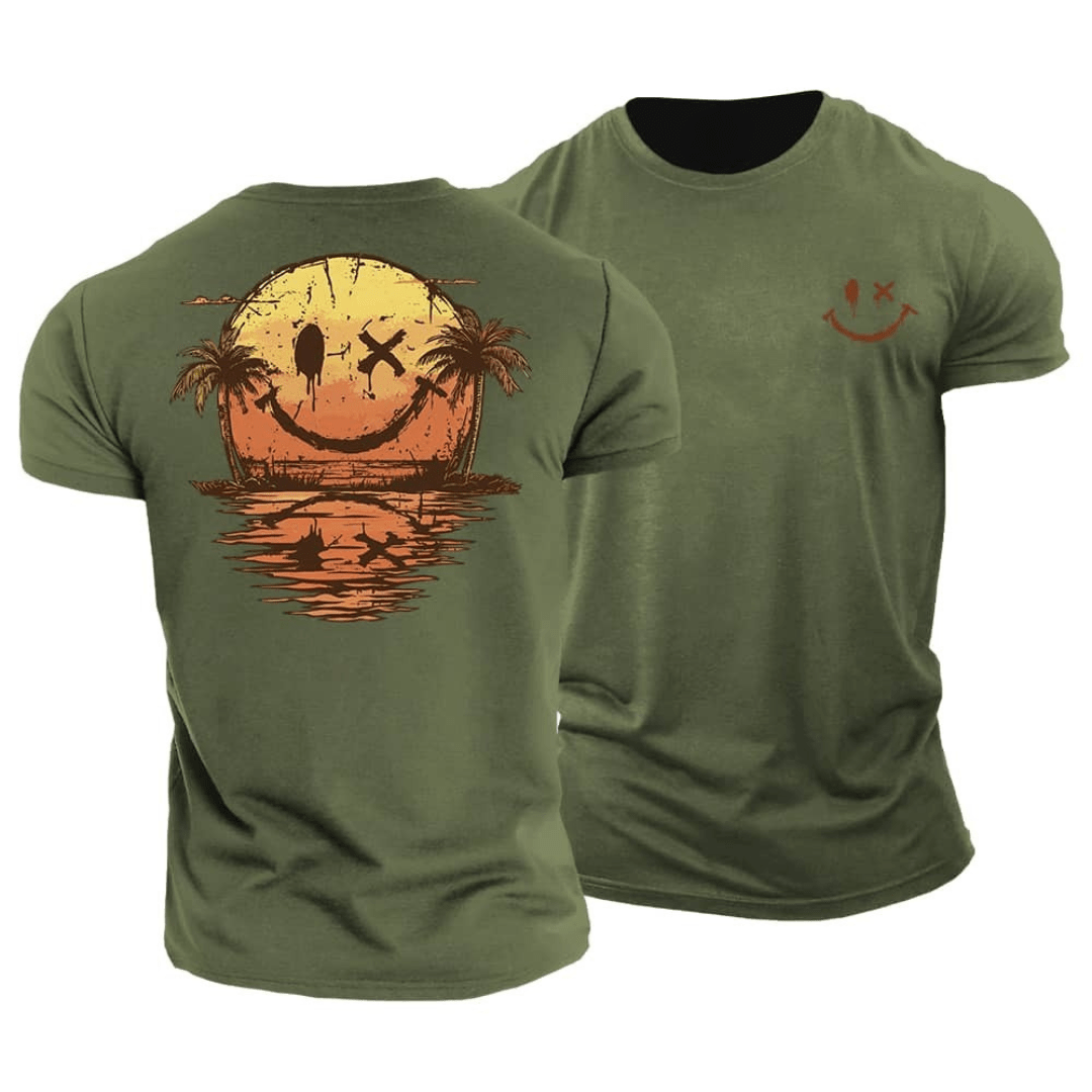Sven | Casual T-shirt met Vintage Print