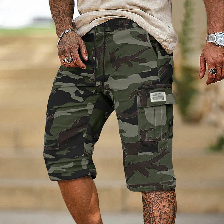 Lars | Stoere Camouflage Cargo Short