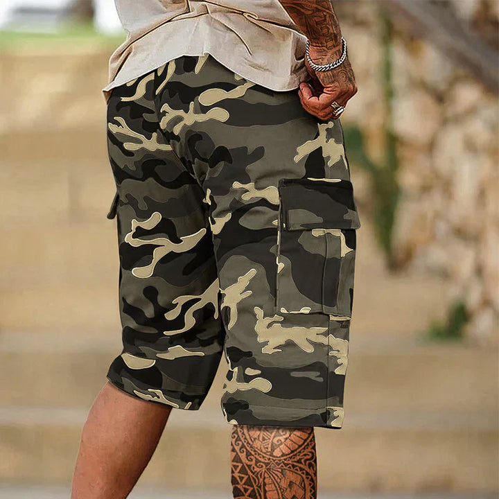 Lars | Stoere Camouflage Cargo Short