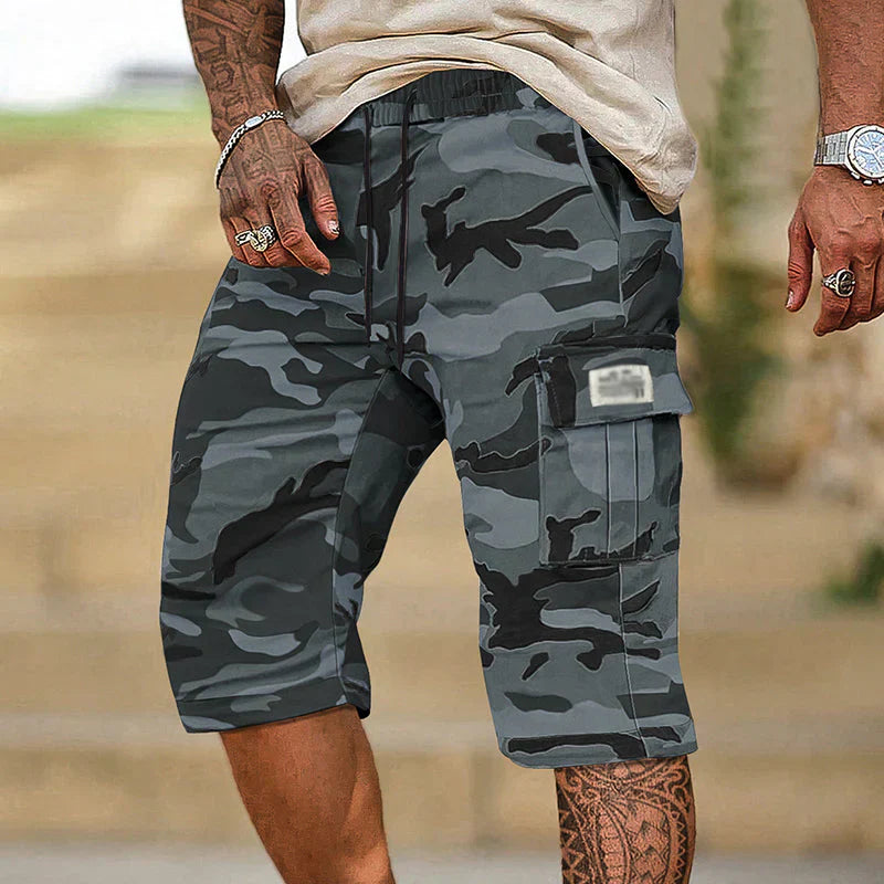 Lars | Stoere Camouflage Cargo Short