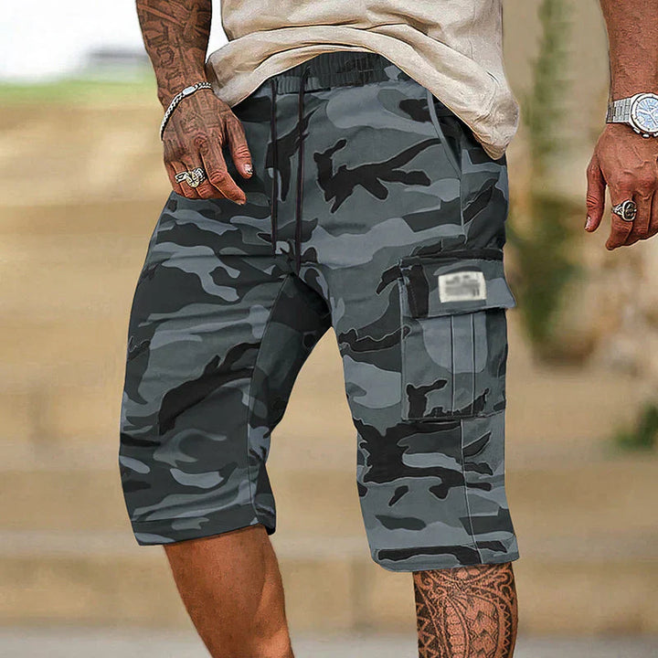Lars | Stoere Camouflage Cargo Short