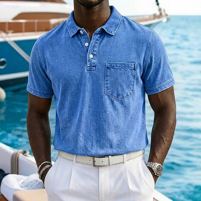 Guus | Klassiek Poloshirt met Borstzak