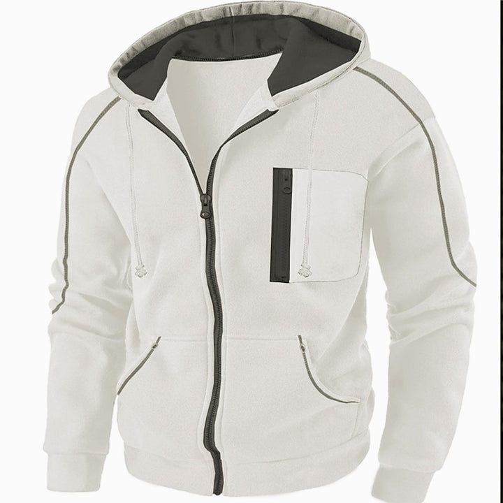 Koen | Sportieve Hoodie met Capuchon en Rits