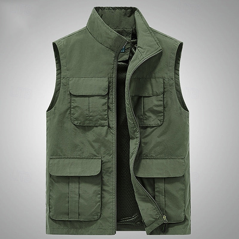 Luuk | Praktische Bodywarmer met Ritssluiting