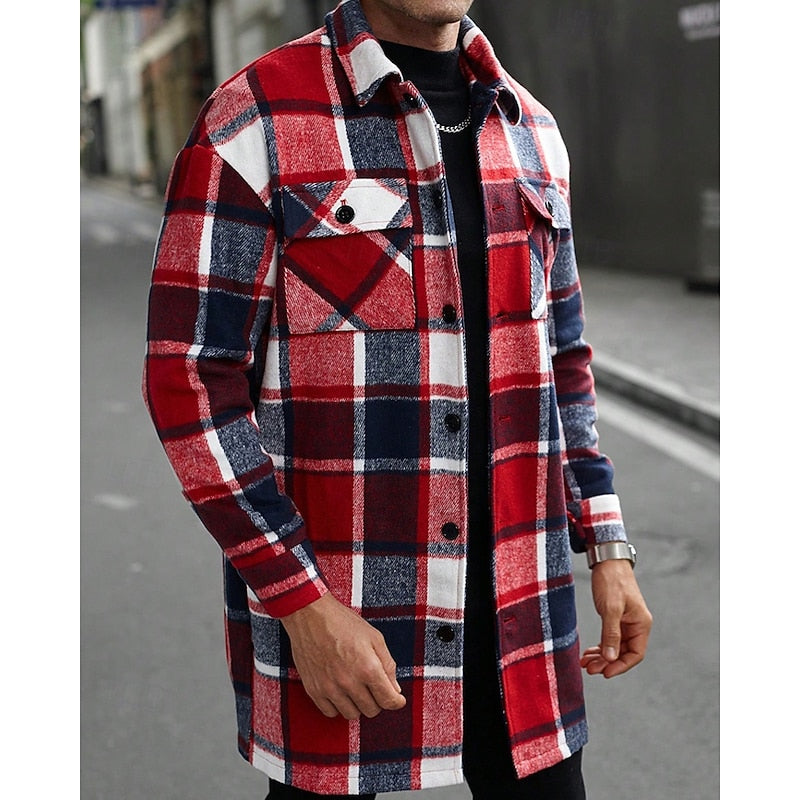 Wolter | Geruite Overshirt
