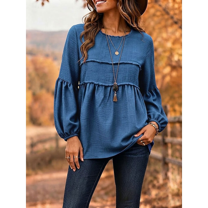 Rozemarijn | Sierlijke Blouse met Peplum