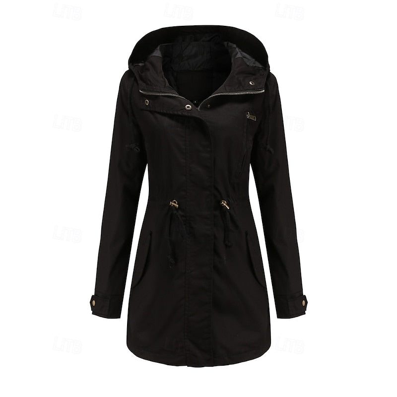 Yfke | Elegante Jas met Capuchon