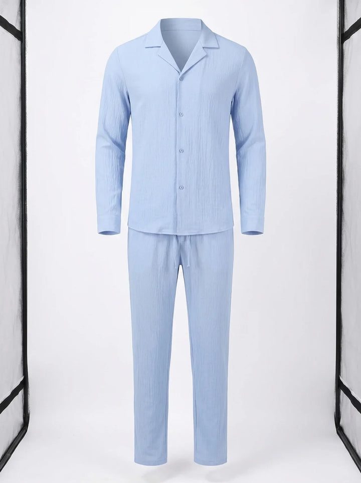 Davy | Comfortabele Set met Overhemd en Broek
