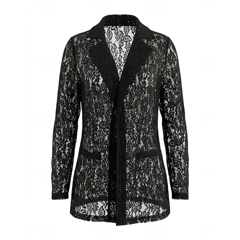 Renate | Verfijnde Opengewerkte Blazer