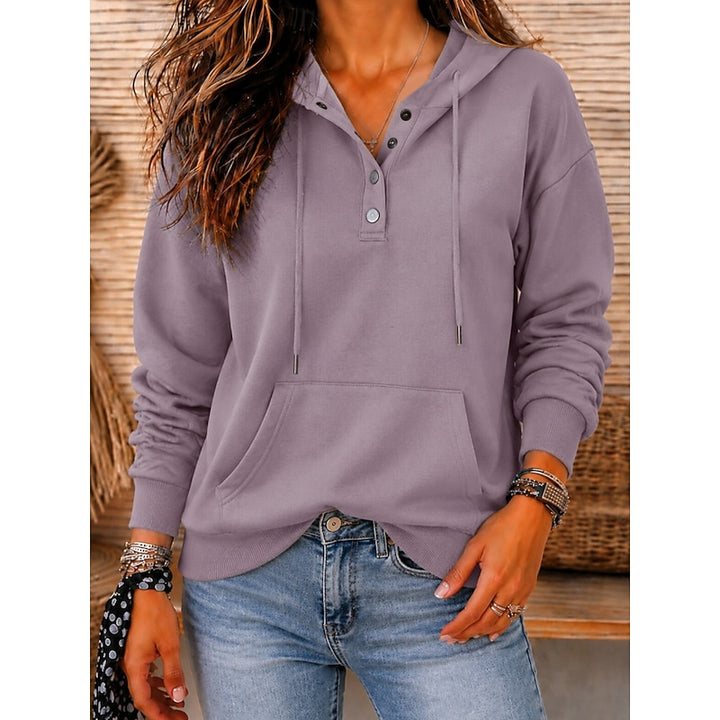 Anouk | Comfortabele Hoodie met Knoopsluiting