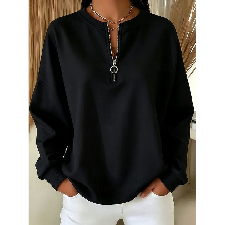 Maud | Verfijnde Halfrits Sweater