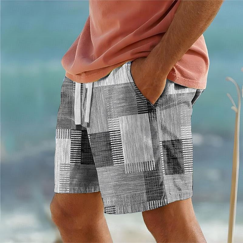 Jort | Comfortabele Zwemshort met Ruitmotief