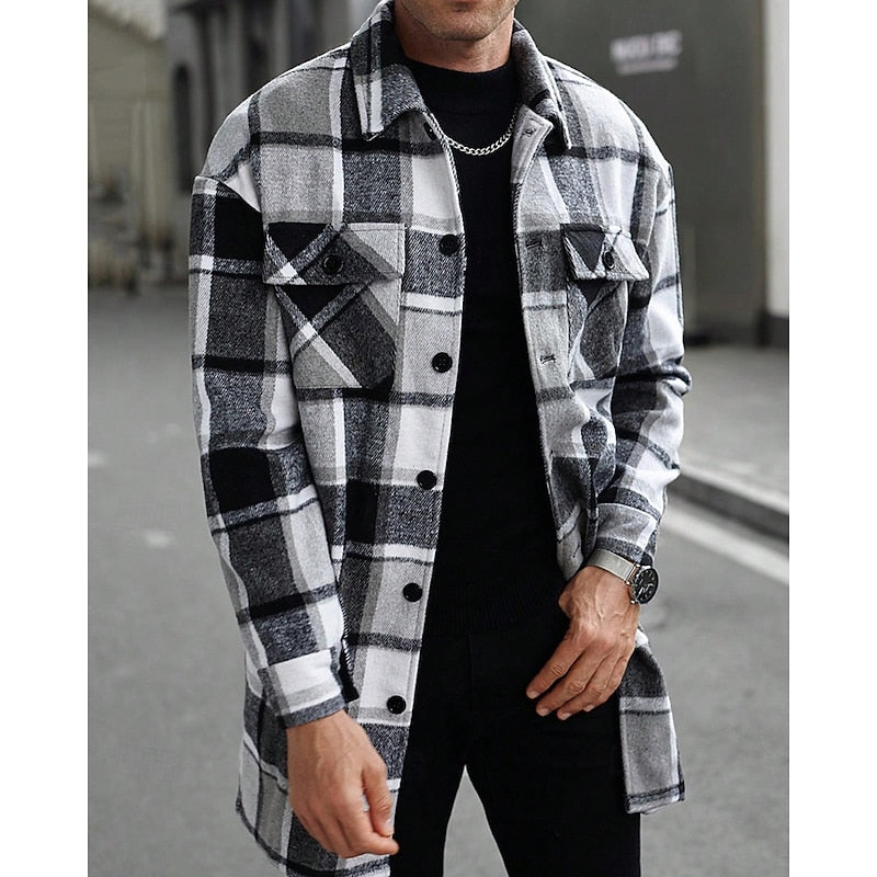 Wolter | Geruite Overshirt