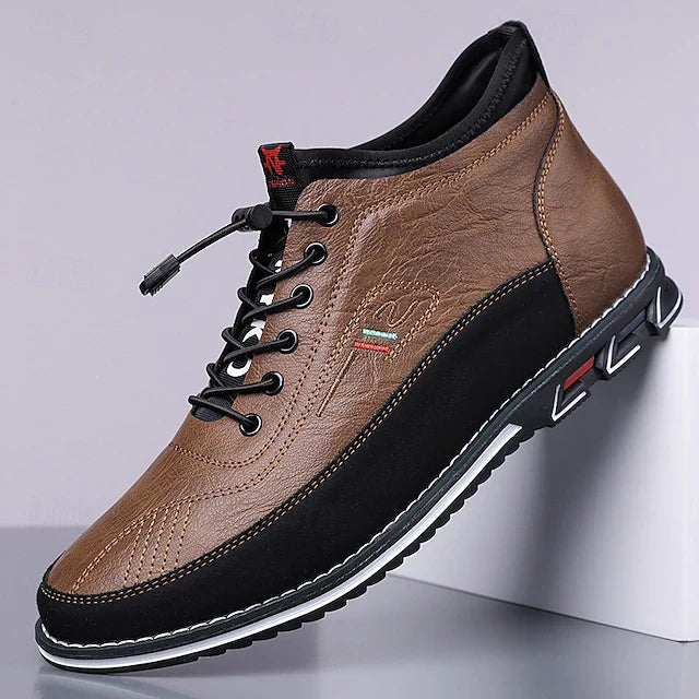 Garron | Comfortabele Leren Veterschoen