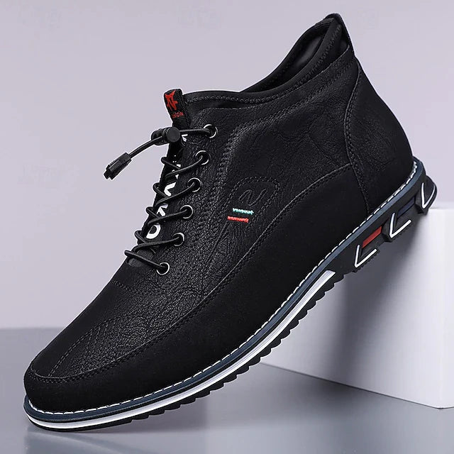 Garron | Comfortabele Leren Veterschoen