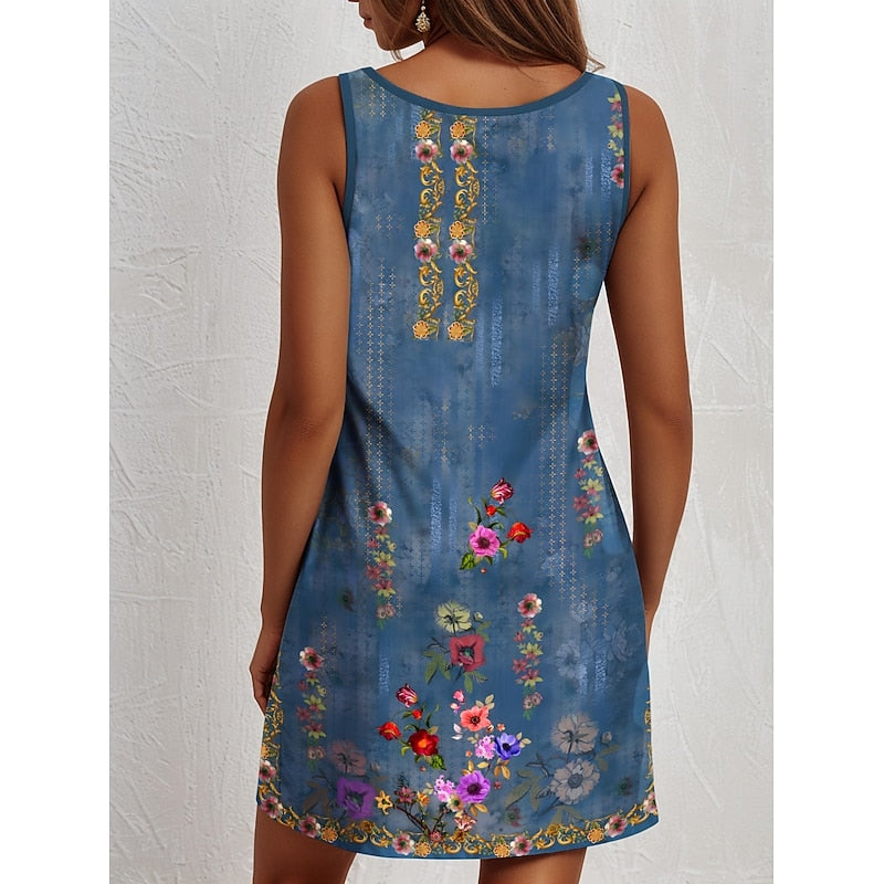 Marjan | Luchtige Zomerjurk met Bloemenprint