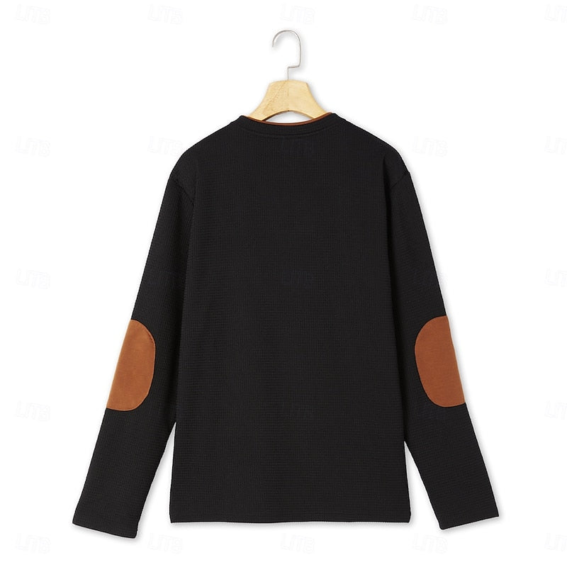 Rik | Verfijnde Henley met Opstaande Kraag