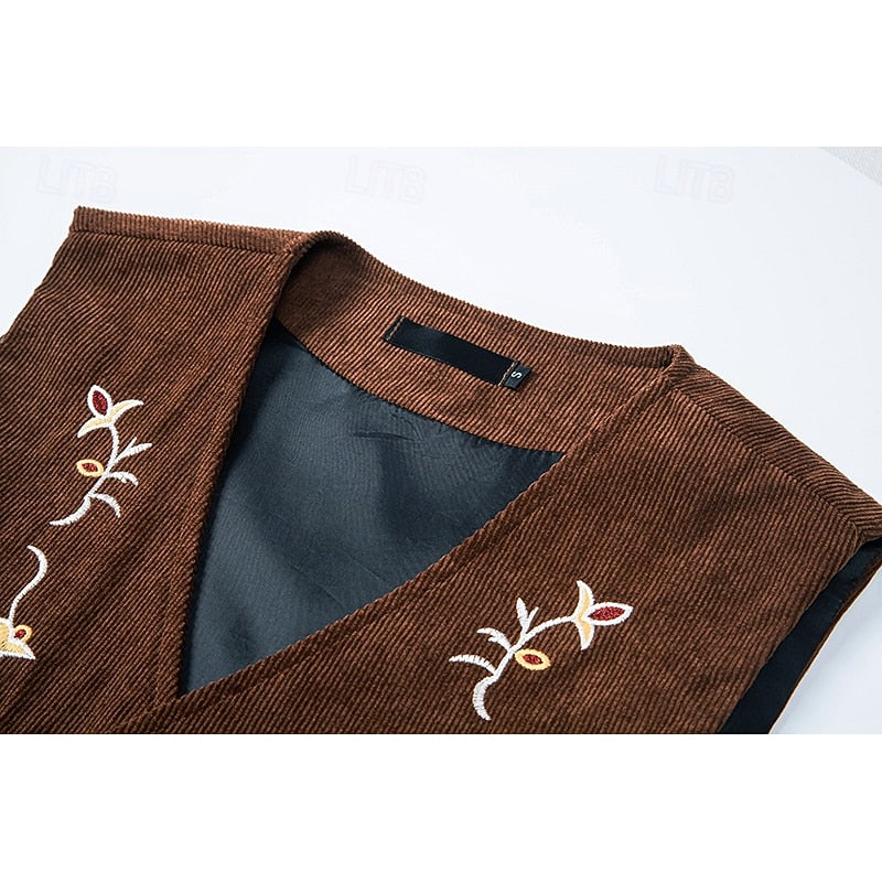 Hein | Geborduurd Klassiek Gilet